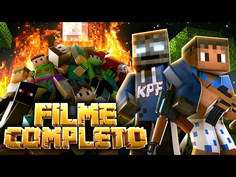 FIZ YOUTUBERS BRASILEIROS DE MINECRAFT VIRAREM SAUDADE! | FILME COMPLETO | GROXMC