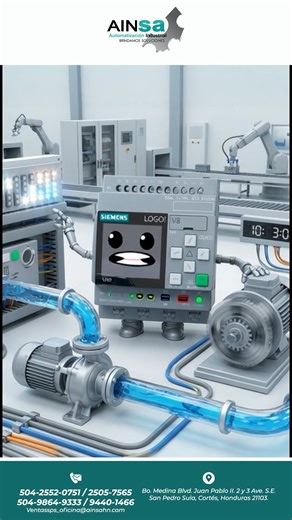 Automatización Industrial SA de CV on Instagram: "⚙️ La automatización no tiene por qué ser complicada. LOGO! V8 de Siemens es un controlador lógico programable diseñado para hacer tus procesos más simples, eficientes y confiables. Permite controlar luces, motores, bombas, temporizadores y sistemas completos, todo desde un solo equipo compacto y fácil de programar. Ideal para hogares, edificios comerciales e industrias, LOGO! V8 optimiza recursos, mejora la seguridad y automatiza tareas repetiti