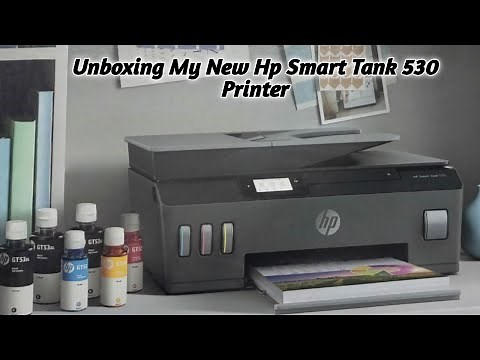 HP 530 SMART TANK PRINTER UNBOXING AND INSTALLATION (IN HINDI)