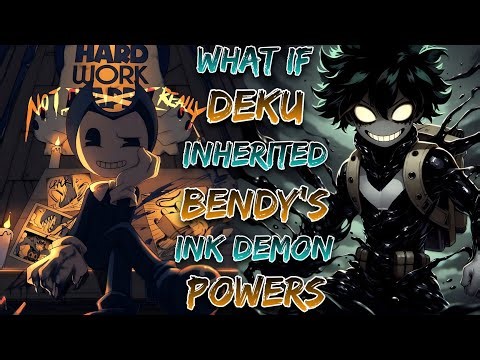 What If Deku Inherited Bendy’s Ink Demon Powers!? | Part 1