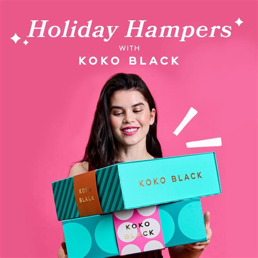 Indulgence, beautifully boxed. Discover Koko Black hampers brimming with festive favourites – the perfect gift for every chocolate lover on your list. | Koko Black Chocolate