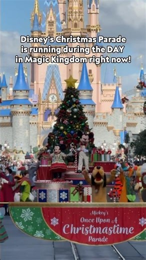 Disney’s Christmas Parade is Running During the DAY 🎄🐭