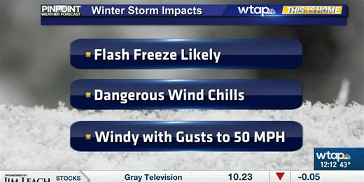 WTAP News @ Noon - Winter Storm Update