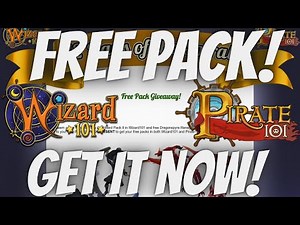 FREE PACK! Wizard101 & Pirate101 FREE CODE! 12 Days of the Spiral! PC ONLY! ( Sorry Console! )