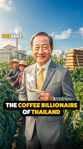 the coffee billionaire of Thailand! It’s such a simple idea: see what people like outside your country and bring it in. It will change your life forever! This is the amazing story of Prayudh Mahagitsiri from Thailand. | Nas Daily
