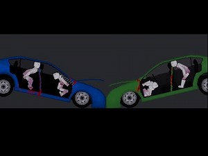 Car Crashes And Stunts With New Car Destruction In People Playground