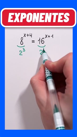 35K views · 332 reactions | Aprende a resolver ecuaciones con exponentes | Matematicas - Aprender es Avanzar | Facebook