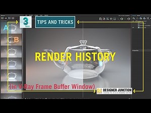 New VFB: Render History || Render History (in V-Ray Frame Buffer Window) TIPS AND TRICKS in Hindi