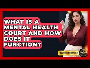 What Is A Mental Health Court And How Does It Function? - Courtroom Chronicles