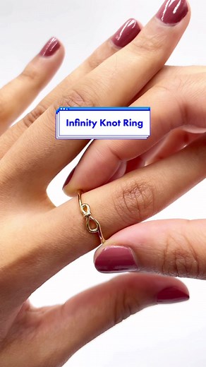 Unbreakable Infinity Knot Ring - Symbol of Eternal Love