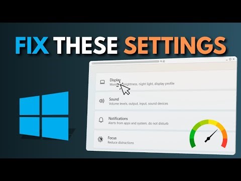 Windows Optimization Settings & Services You Must Adjust!