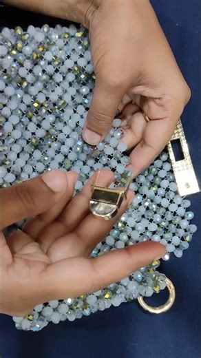 lock bag tutorial🥰😇|#shorts #upharbags #bag #purse #handmade #india #beadedbag .