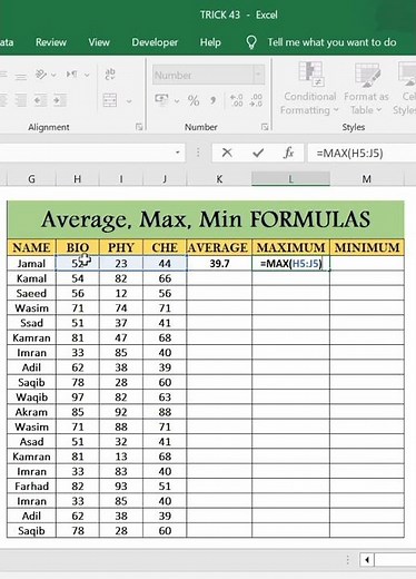 The 3 Excel Formulas Everyone MUST Know! (Basic Power Tricks)