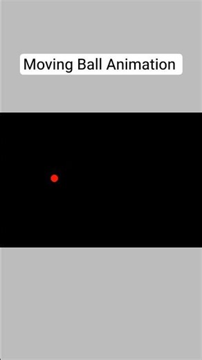 Moving Ball Animation in Python | Projects By Coding