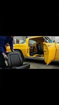 Yellow 1967 Corvette Stingray Restoration 🔥 Satisfying ASMR Full Rebuild