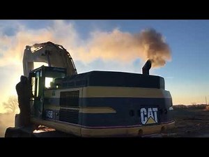 Caterpillar 345B Cold Start
