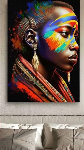 🔥 Stunning Abstract & African Lion Wall Art | Musaartgallery | Modern Artwork 2025 #shorts