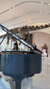 “Museum Melodies,” the free to attend, fall recital series, in collaboration with Cleveland Institute of Music, kicked off today in the Museum’s Visitor Hall! Second-year master’s degree student, Lynna Bao, delighted Museum visitors with an hour long piano performance this afternoon. Join us every Thursday and Friday from 12-1p, this fall to hear Cleveland’s best up and coming musicians perform! | Cleveland Museum of Natural History