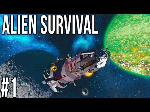 Space Engineers - ALIEN SURVIVAL - Ep 1 - Spiders!!!