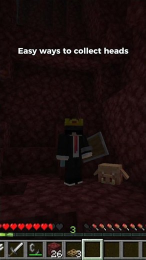 Easy Way to Collect Heads in Minecraft! 💀 | Fast Head Collection Guide (Java & Bedrock)