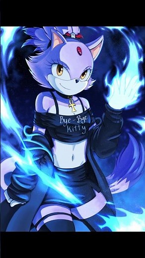 fan art de blaze the cat #art #artedigital #drawing