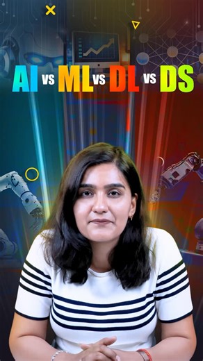 Intellipaat on Instagram: "🔥 AI vs ML vs DL vs Data Science | What Should You Learn First? . AI is the big umbrella. ML is how machines learn from data. DL is ML powered by neural networks. Data Science turns data into decisions. . Start with Data Science to build fundamentals. Move to Machine Learning for predictive models. Learn Deep Learning for vision & NLP. Use AI to solve real-world problems end-to-end. . The right path depends on your goals analyst, engineer, or researcher. . { ai vs ml 