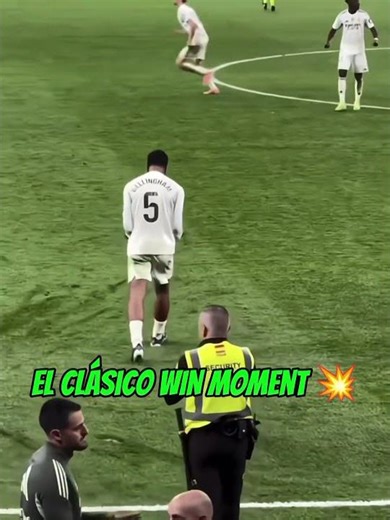El Clásico WIN Moment 💥 | Real Madrid 2-1 Barcelona 🏆 | Bellingham & Mbappé Show #footballshorts