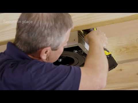 Panasonic Whisper Thin® DC RG-T810LA, with LED Pick-A-Flow® 80/100 CFM Installation Overview