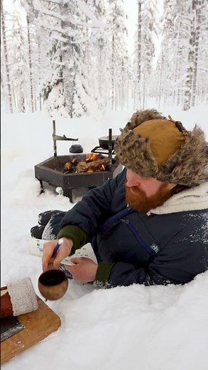 Smoked Salmon Soup in the Forest