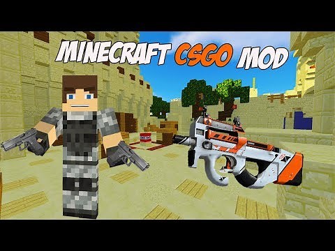 Guns in Minecraft! CSGO Mod & Map