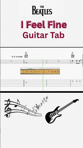 The Beatles - I Feel Fine | Guitar Tab - final