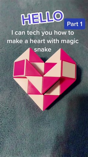 How to Make a Heart with Magic Snake Tutorial
