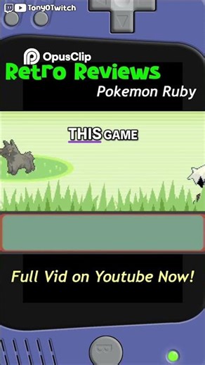 Retro Reviews - Pokemon Ruby (GBA) #shorts