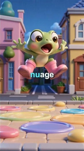 🐸 Bufo et le Nuage Rigolo 🌧️✨ | Partie 1 #shorts #comptine #enfants #nurseryrhyme #bébé