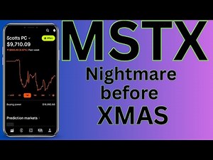 MSTX Nightmare – Down Big - Still Generating Options Income