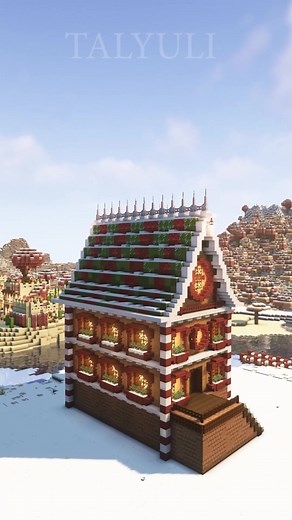 Easy Minecraft Gingerbread House Build | Minecraft Building Ideas