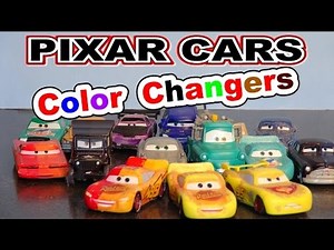 Pixar Cars More Color Changers with 3 Lightning McQueen's , Mater, Boost Ramone and More