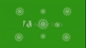 line blast animation firework Burst fireworks pop-up line, 4K colorful line animation on green screen, sky. Stock Video