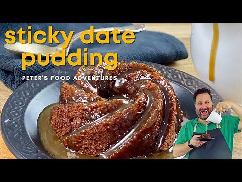 Famous Australian Sticky Date Pudding - with Easiest Caramel Sauce