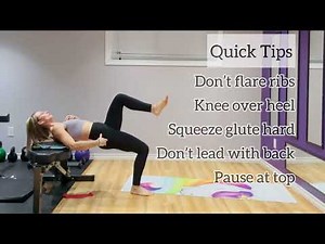 Single Leg Hip Thrust At Home