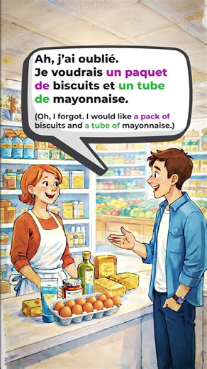 What French People ACTUALLY Say at the Grocery Store 🧀🥚 | A1–B1