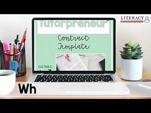 Editable Tutoring Contract Template