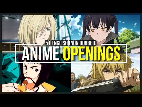 51 English Anime Opening Songs ✨
