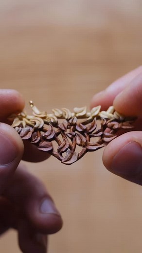 1.2K views · 633 reactions | Love and Patience ‍♂️♥️ Carved from plum wood, finished with hempseed oil Finished this one a year and a half ago but still very proud of it(: . . . #woodenart #woodartisan #carvingwood #woodartist #woodartwork #woodenjewelry #woodenpendant | Nadav Art & Wood | Facebook