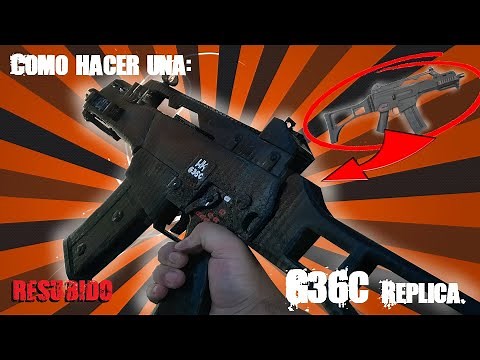 Como hacer una G36C (DIY) Armas de Cartón- ArielFireGuns