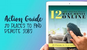 PLR Action Guides, Coaching Handouts & Lead Magnets - 20 Places To Find Remote Jobs - PLR.me