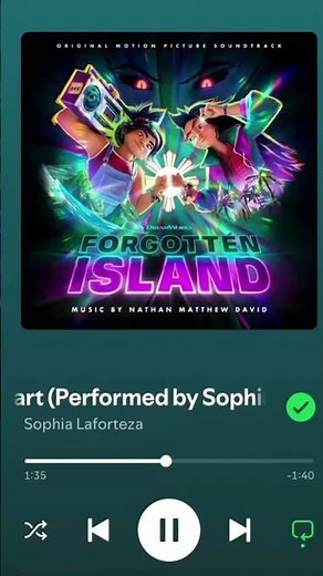 Sophia's revival song for the upcoming anime movie Forgotten Island✨❤️ #sophia #katseye #trending
