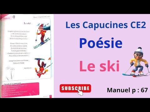 Les Capucines CE2 | Poésie : le ski | manuel p 67