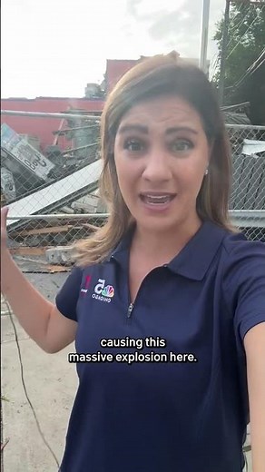 Gas station EXPLODES after downed power lines catch fire