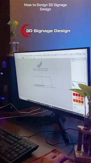 Signage Design Behind the Scene #signage #signagedesign #signboard #branding #howtomake